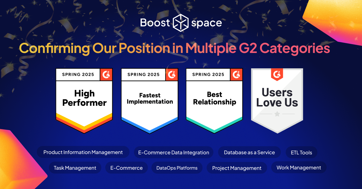 Boost.space Shines in G2 Spring Report 2025: A Year of Innovation